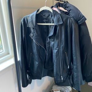 FAUX LEATHER JACKET